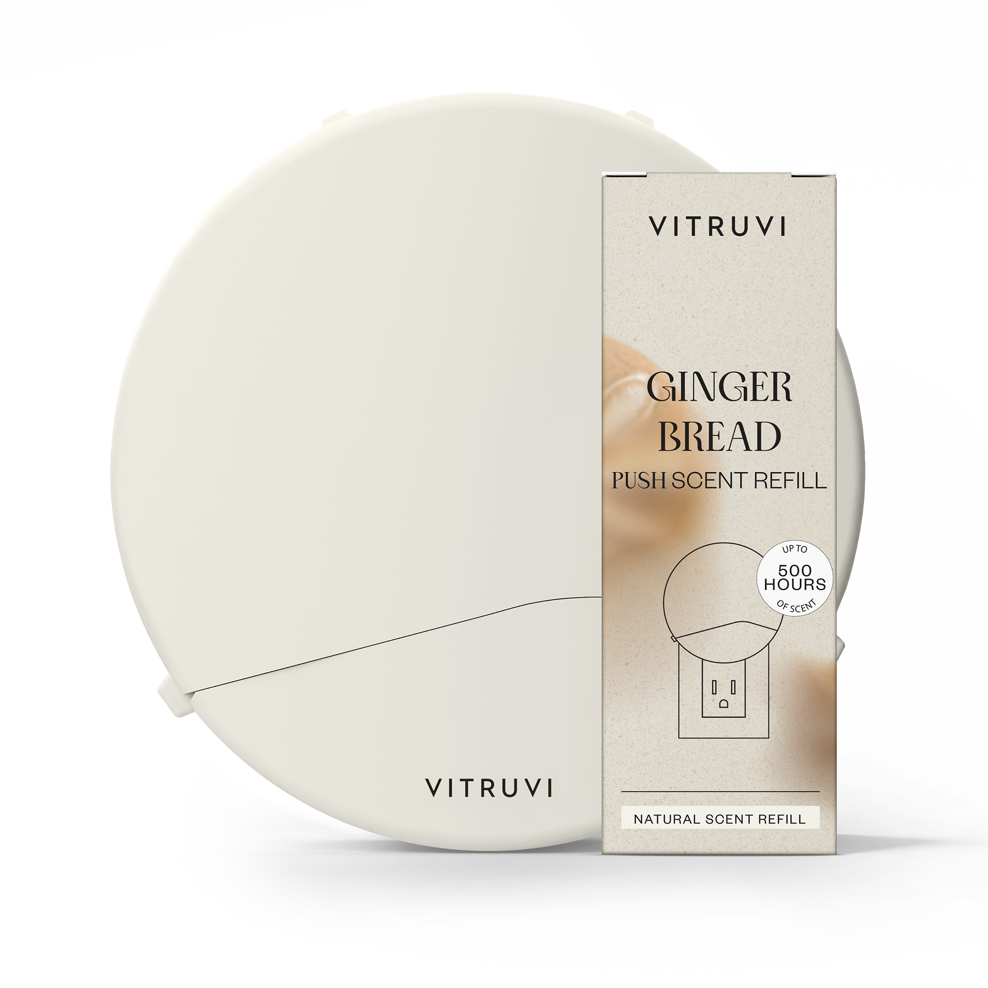 Push Plug-in Wall Diffuser – Starter Kit with Gingerbread Refill