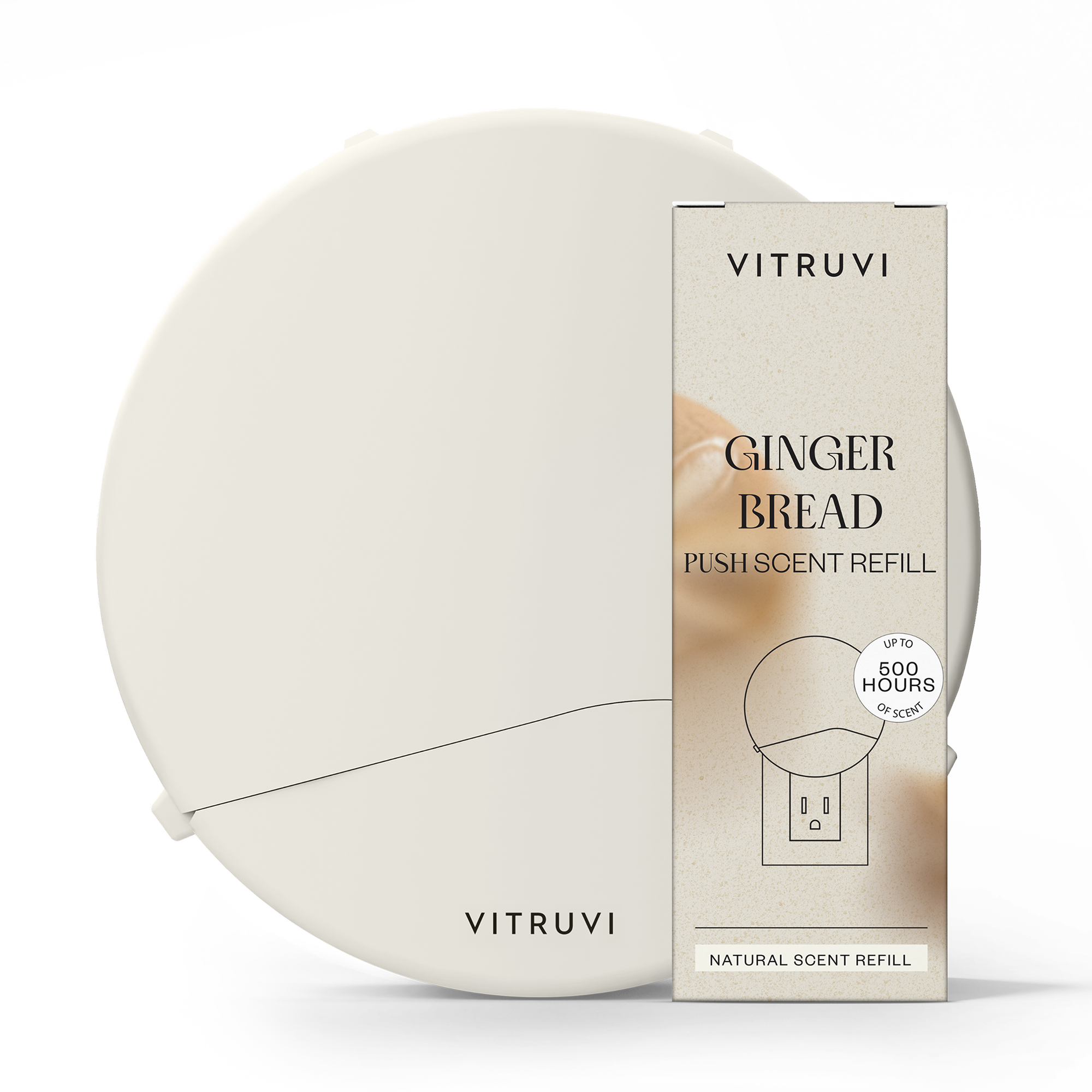 Push Plug-in Wall Diffuser – Starter Kit with Gingerbread Refill