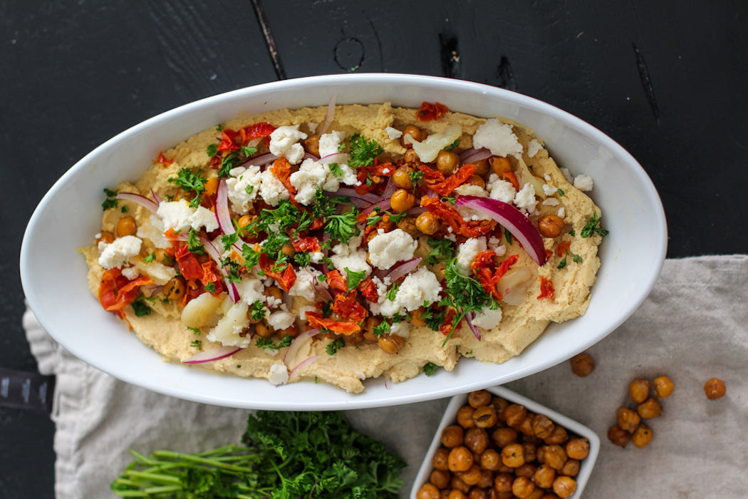 Loaded Hummus from Susan Cooks Vegan