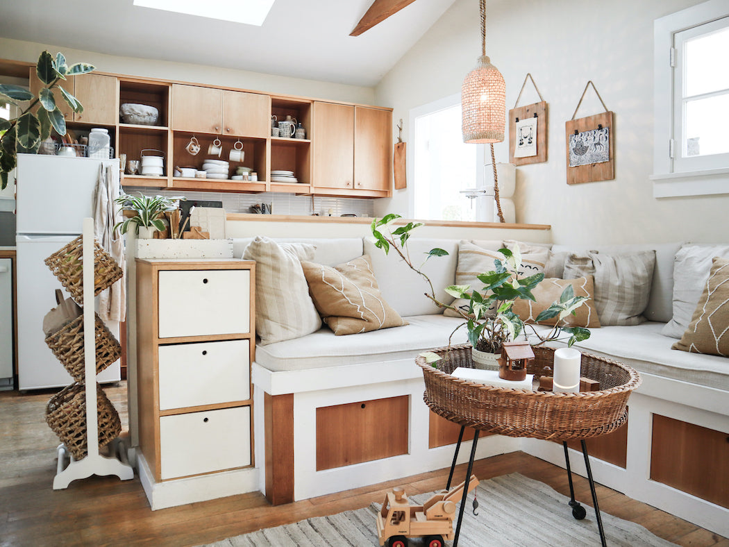 Tips for Small Space Living from The Tiny Canal Cottage