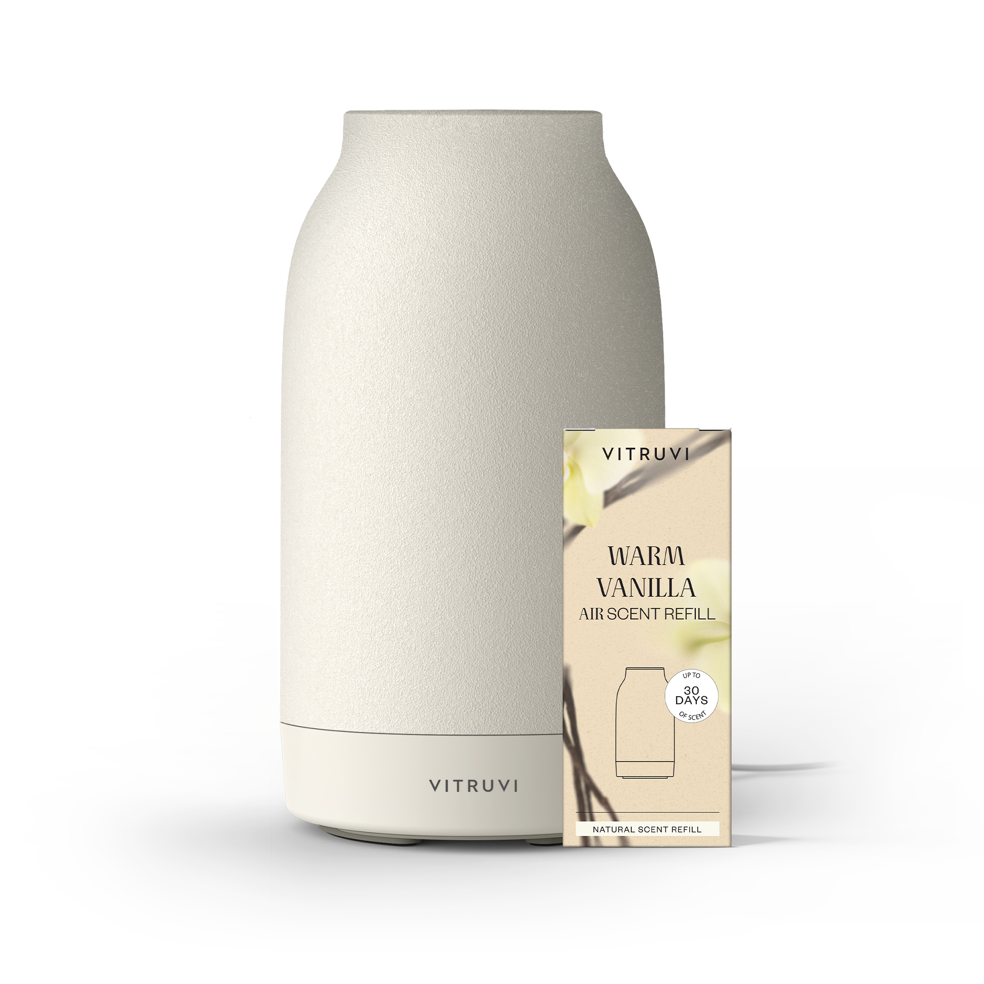 Air Waterless Diffuser – Starter Kit with Warm Vanilla