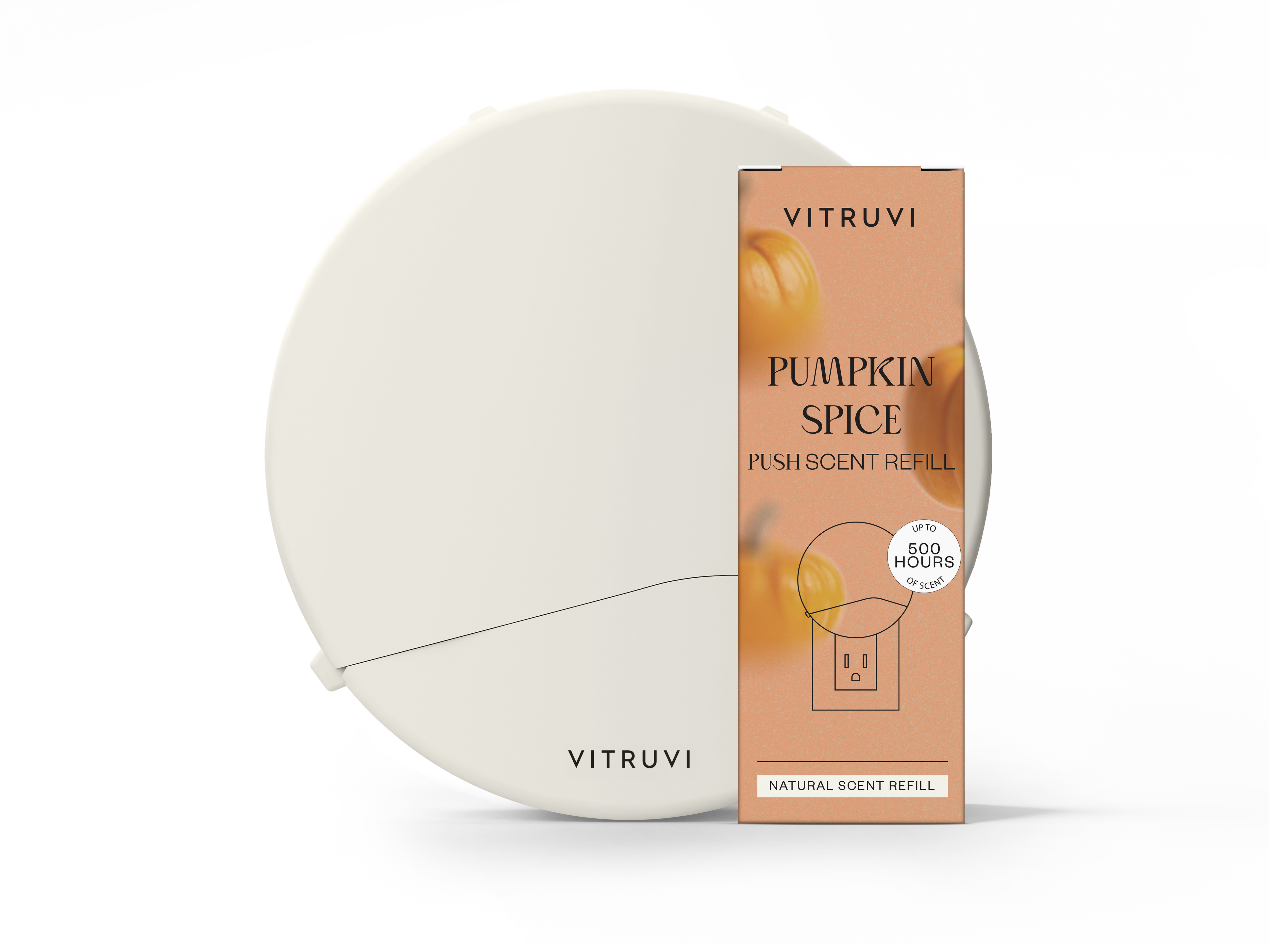 Push Plug-in Wall Diffuser – Starter Kit with Pumpkin Spice Refill