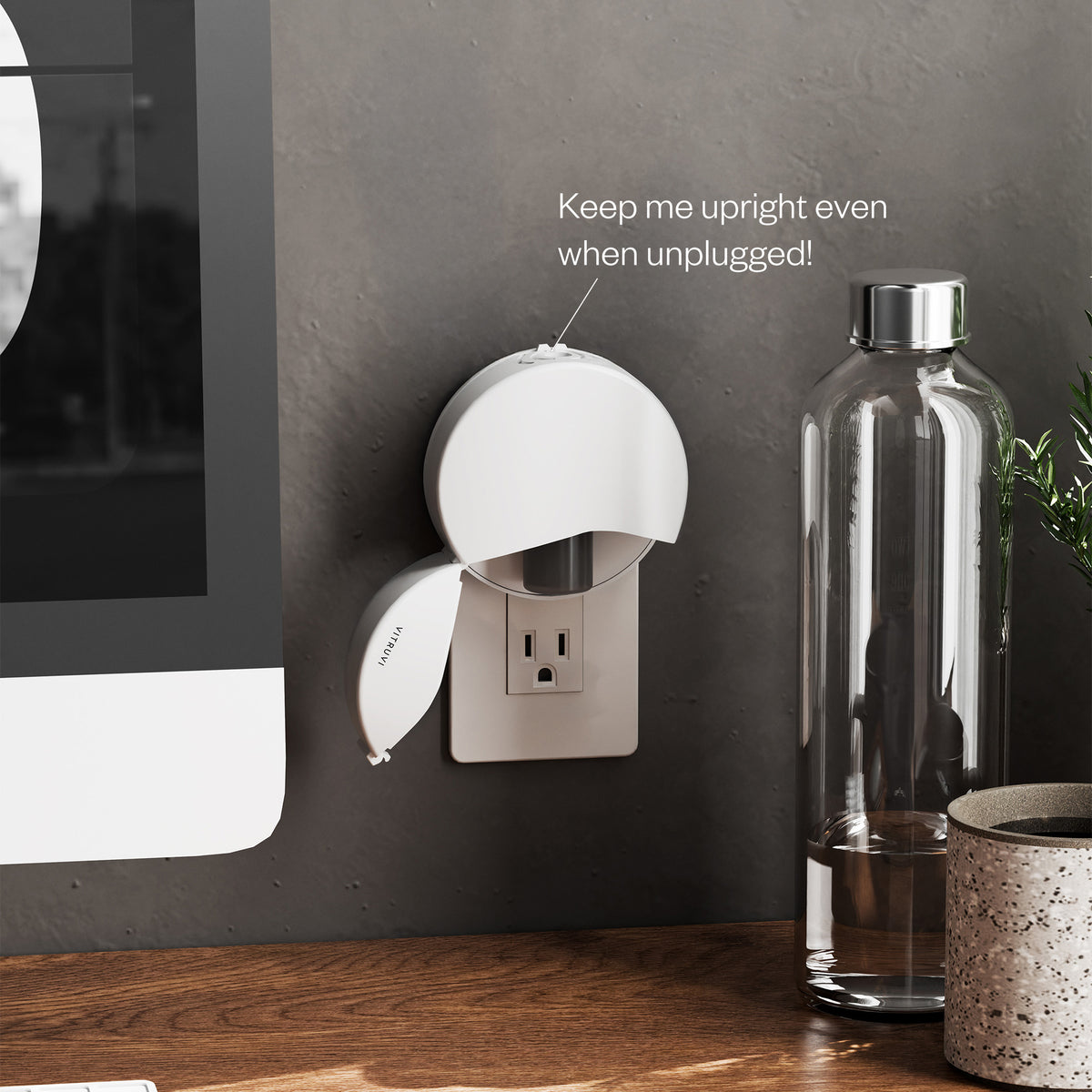 Sanitaire Diffusers Plugging Push Plug-In Wall Diffuser – Vitruvi US