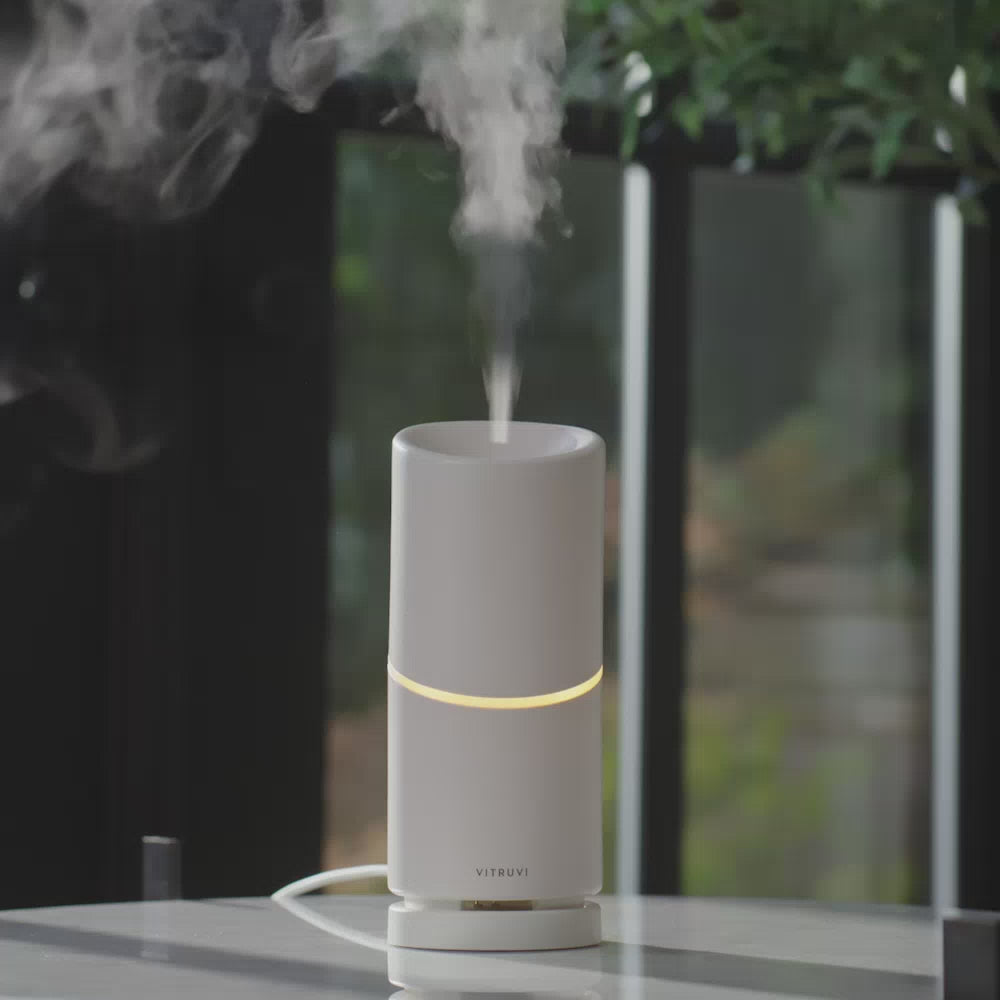 NEW Vitruvi Move selling cordless essential oil diffuser in Terracotta