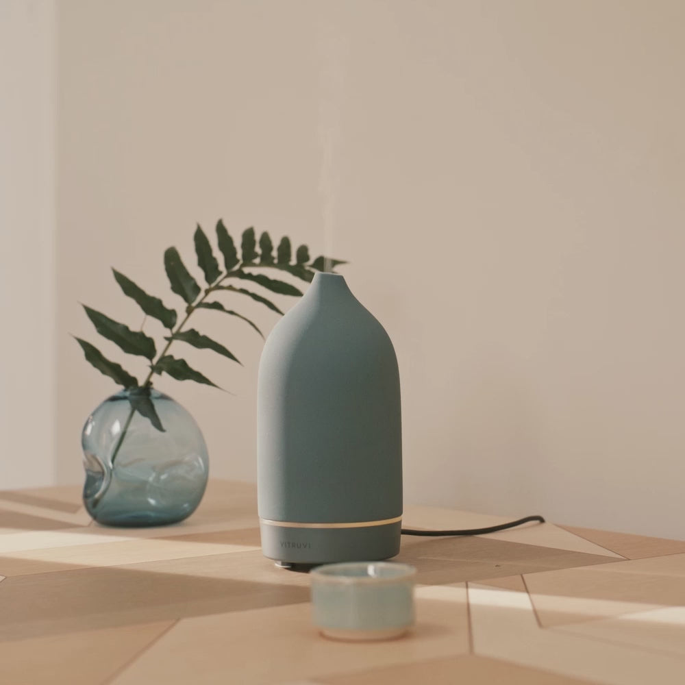 Stone Essential Oil Diffuser - Black - Thumbnail 5